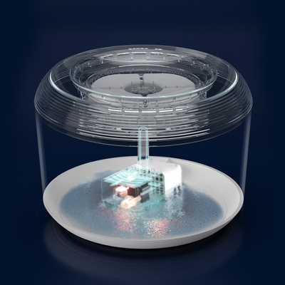 erogatore dell'acqua dell'animale domestico di grande capacità 2.5L, fontana dell'animale domestico di CC 5V