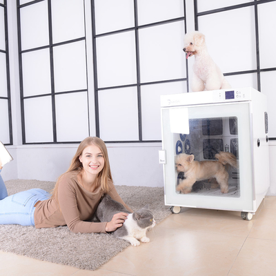 Ventilatori portatili del locale essiccatoio 2 dell'ANIMALE DOMESTICO, sicurezza più asciutta della gabbia dell'animale domestico 1200W