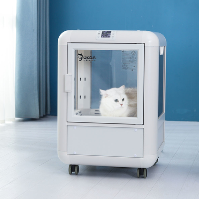 Governare automatico dell'essiccatrice blu del cane con il sensore di temperatura